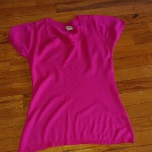 Women's Pink Crew Neck Sweater